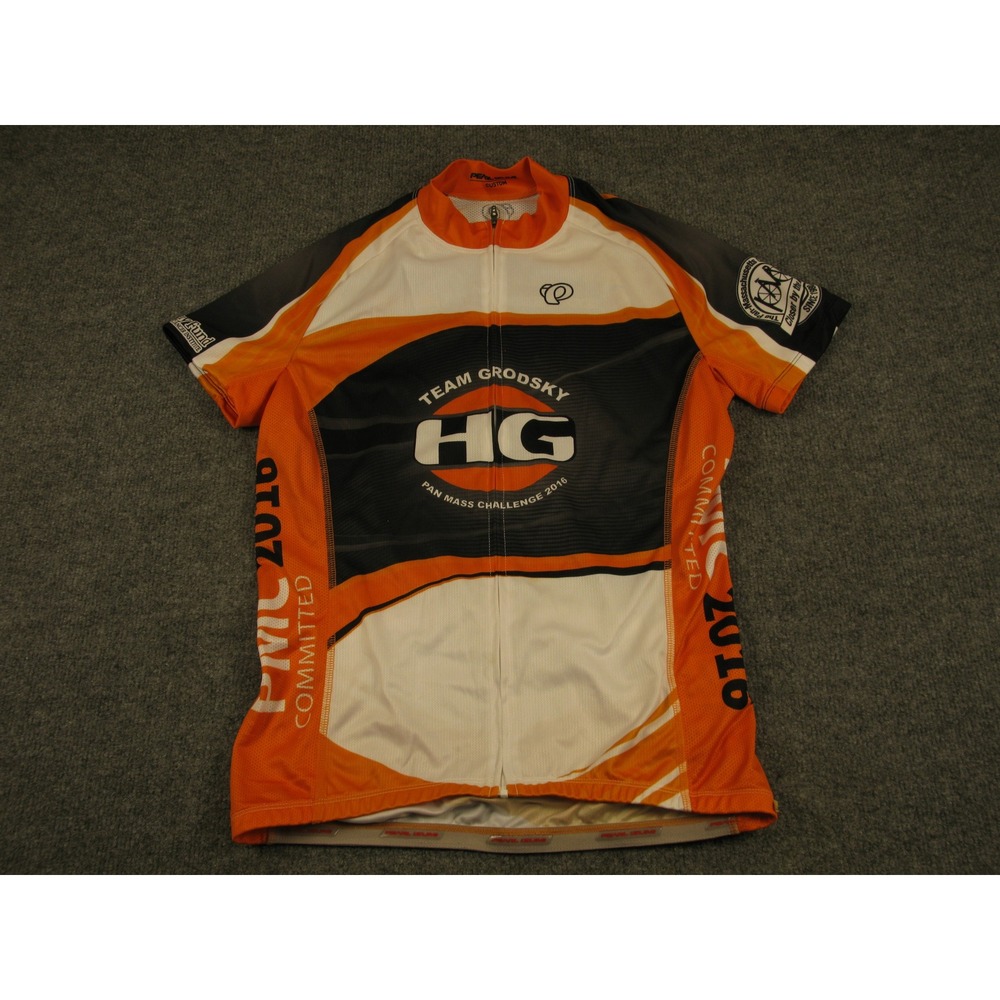 Pearl Izumi Elite‎ Womens Cycling Jersey Orange PMC 2016 Team Grodsky M/L #2192